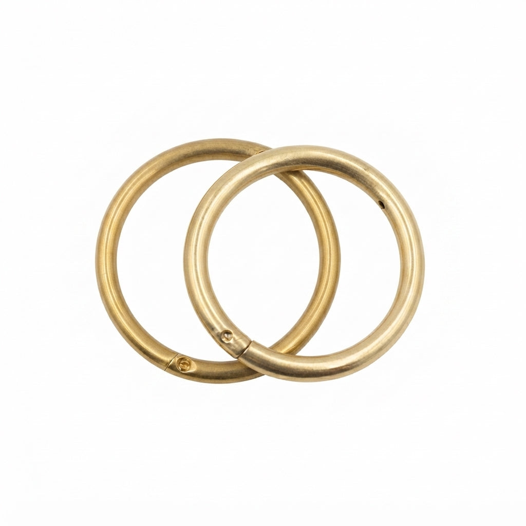 BRASS BULL NOSE RINGS