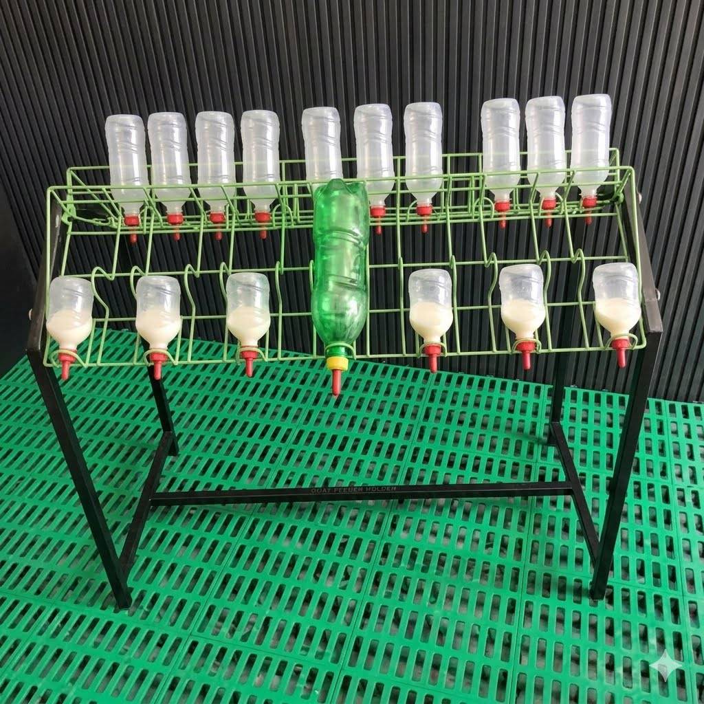 FOLDING GOAT FEEDER HOLDER