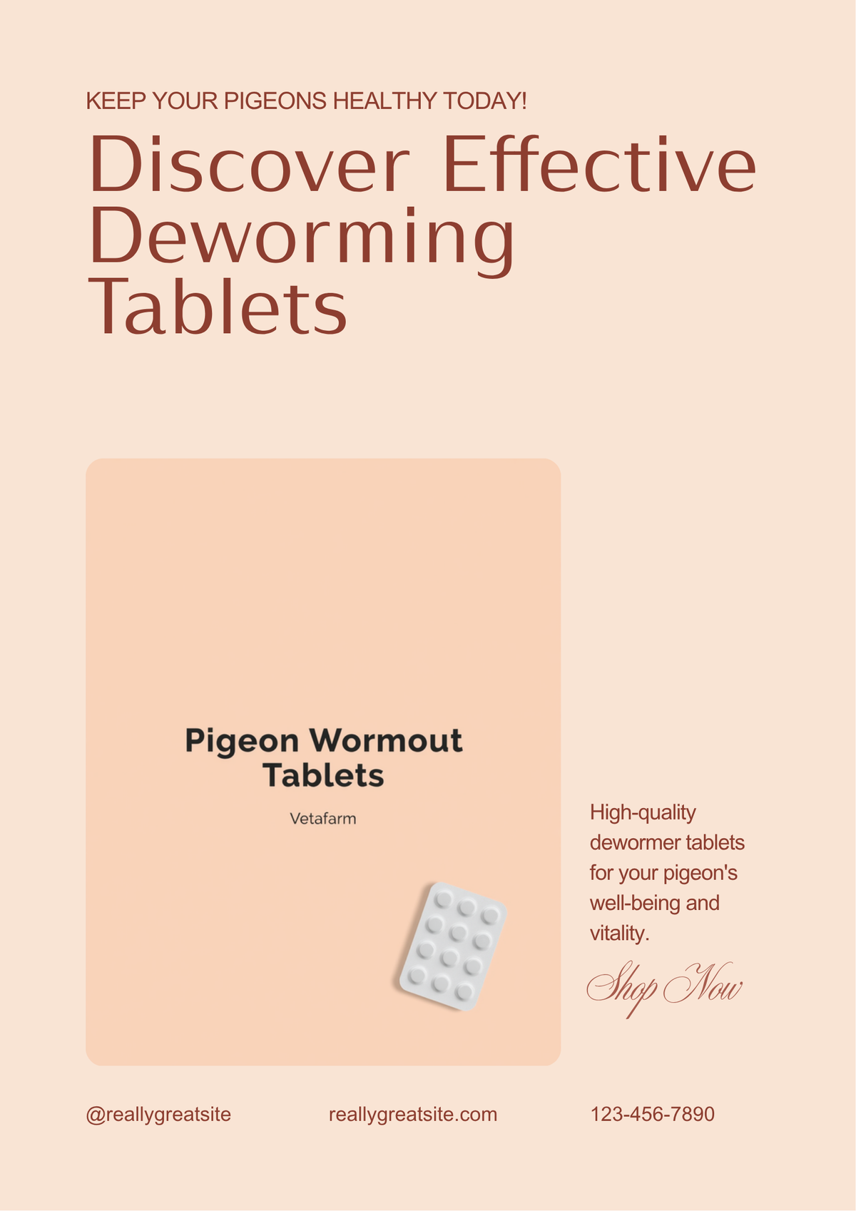 Pigeon Wormout Tablets