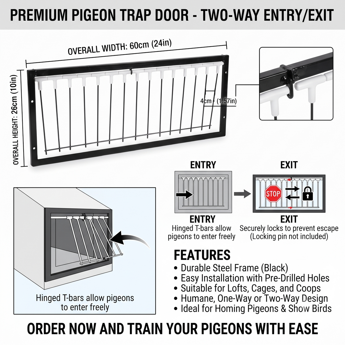 Pigeon Loft Trap Door