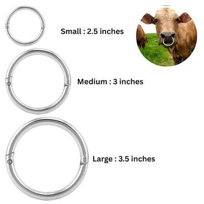 STEEL BULL NOSE RING